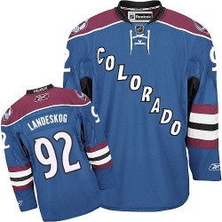 Gabriel Landeskog Colorado Avalanche Reebok Authentic Third Jersey (Blue)