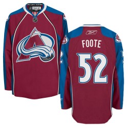 Adam Foote Colorado Avalanche Reebok Authentic Burgundy Home Jersey (Red)