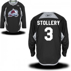 Karl Stollery Colorado Avalanche Reebok Premier Practice Alternate Jersey (Black)