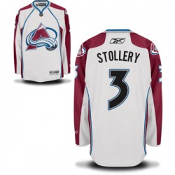 Karl Stollery Colorado Avalanche Reebok Authentic Home Jersey (White)