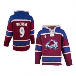 Matt Duchene Colorado Avalanche Authentic Old Time Hockey Burgundy Sawyer Hooded Sweatshirt Jersey (Red)