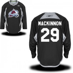 Nathan Mackinnon Colorado Avalanche Reebok Premier Practice Alternate Jersey (Black)