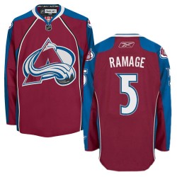 Rob Ramage Colorado Avalanche Reebok Authentic Burgundy Home Jersey (Red)