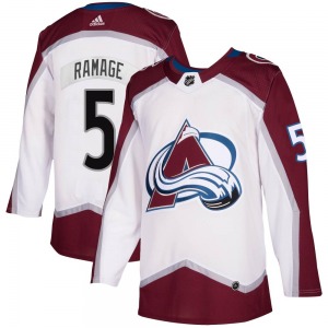 Rob Ramage Colorado Avalanche Adidas Authentic 2020/21 Away Jersey (White)
