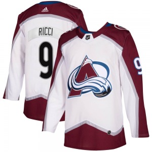 Mike Ricci Colorado Avalanche Adidas Authentic 2020/21 Away Jersey (White)