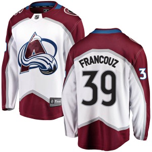 Pavel Francouz Colorado Avalanche Fanatics Branded Breakaway Away Jersey (White)