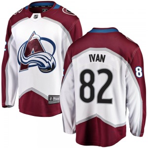 Ivan Ivan Colorado Avalanche Fanatics Branded Breakaway Away Jersey (White)