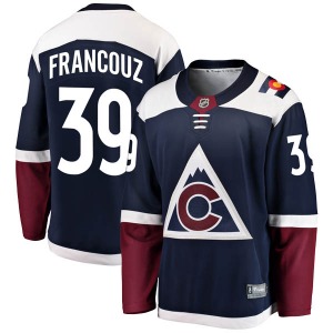 Pavel Francouz Colorado Avalanche Fanatics Branded Youth Breakaway Alternate Jersey (Navy)