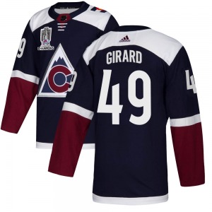 Samuel Girard Colorado Avalanche Adidas Youth Authentic Alternate 2022 Stanley Cup Champions Jersey (Navy)