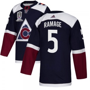 Rob Ramage Colorado Avalanche Adidas Youth Authentic Alternate 2022 Stanley Cup Champions Jersey (Navy)