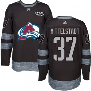 Casey Mittelstadt Colorado Avalanche Authentic 1917-2017 100th Anniversary Jersey (Black)