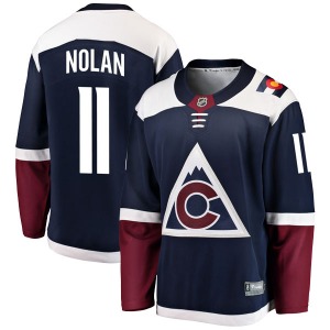 Owen Nolan Colorado Avalanche Fanatics Branded Breakaway Alternate Jersey (Navy)