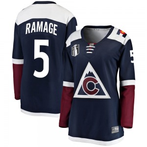 Rob Ramage Colorado Avalanche Fanatics Branded Women's Breakaway Alternate 2022 Stanley Cup Final Patch Jersey (Navy)