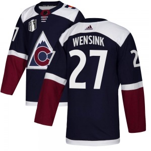 John Wensink Colorado Avalanche Adidas Youth Authentic Alternate 2022 Stanley Cup Final Patch Jersey (Navy)