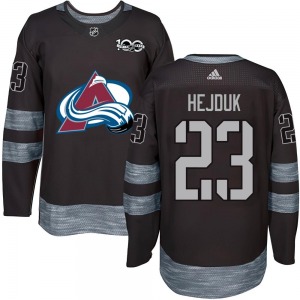 Milan Hejduk Colorado Avalanche Youth Authentic 1917-2017 100th Anniversary Jersey (Black)