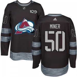 Trent Miner Colorado Avalanche Youth Authentic 1917-2017 100th Anniversary Jersey (Black)