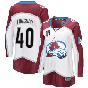 Alex Tanguay Colorado Avalanche Fanatics Branded Women's Breakaway Away 2022 Stanley Cup Final Patch Jersey (White)