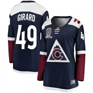 Samuel Girard Colorado Avalanche Fanatics Branded Women's Breakaway Alternate 2022 Stanley Cup Champions Jersey (Navy)