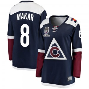 Cale Makar Colorado Avalanche Fanatics Branded Women's Breakaway Alternate 2022 Stanley Cup Champions Jersey (Navy)