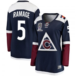 Rob Ramage Colorado Avalanche Fanatics Branded Women's Breakaway Alternate 2022 Stanley Cup Champions Jersey (Navy)