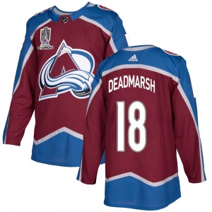 Adam Deadmarsh Colorado Avalanche Adidas Authentic Burgundy Home 2022 Stanley Cup Champions Jersey