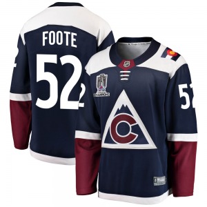 Adam Foote Colorado Avalanche Fanatics Branded Breakaway Alternate 2022 Stanley Cup Champions Jersey (Navy)