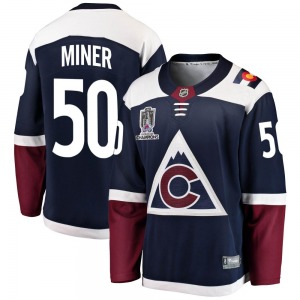 Trent Miner Colorado Avalanche Fanatics Branded Breakaway Alternate 2022 Stanley Cup Champions Jersey (Navy)