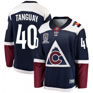 Alex Tanguay Colorado Avalanche Fanatics Branded Breakaway Alternate 2022 Stanley Cup Champions Jersey (Navy)