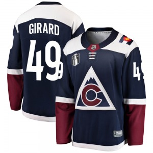 Samuel Girard Colorado Avalanche Fanatics Branded Breakaway Alternate 2022 Stanley Cup Final Patch Jersey (Navy)