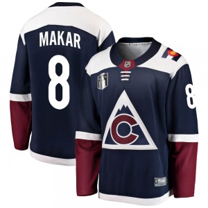 Cale Makar Colorado Avalanche Fanatics Branded Breakaway Alternate 2022 Stanley Cup Final Patch Jersey (Navy)
