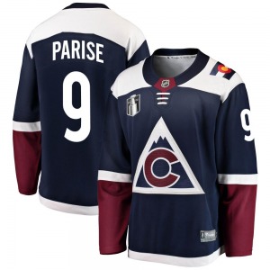 Zach Parise Colorado Avalanche Fanatics Branded Breakaway Alternate 2022 Stanley Cup Final Patch Jersey (Navy)