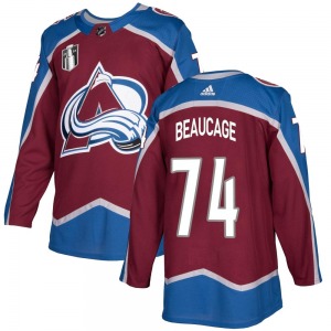 Alex Beaucage Colorado Avalanche Adidas Youth Authentic Burgundy Home 2022 Stanley Cup Final Patch Jersey