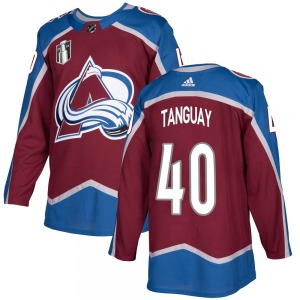 Alex Tanguay Colorado Avalanche Adidas Youth Authentic Burgundy Home 2022 Stanley Cup Final Patch Jersey