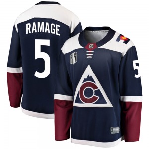 Rob Ramage Colorado Avalanche Fanatics Branded Youth Breakaway Alternate 2022 Stanley Cup Final Patch Jersey (Navy)
