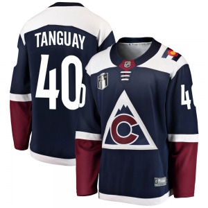Alex Tanguay Colorado Avalanche Fanatics Branded Youth Breakaway Alternate 2022 Stanley Cup Final Patch Jersey (Navy)