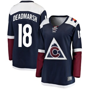 Adam Deadmarsh Colorado Avalanche Fanatics Branded Women's Breakaway Alternate Jersey (Navy)