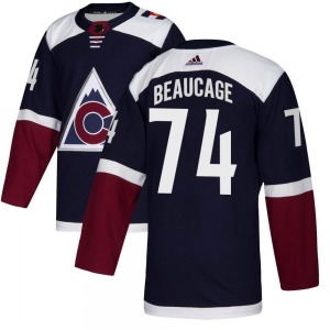 Alex Beaucage Colorado Avalanche Adidas Youth Authentic Alternate Jersey (Navy)