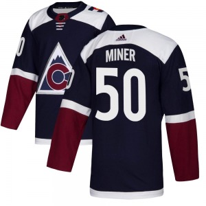 Trent Miner Colorado Avalanche Adidas Youth Authentic Alternate Jersey (Navy)