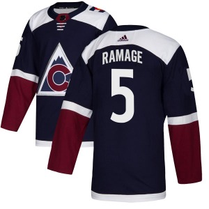 Rob Ramage Colorado Avalanche Adidas Youth Authentic Alternate Jersey (Navy)