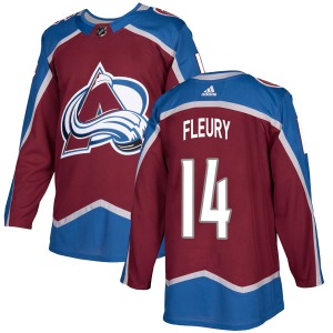 Theoren Fleury Colorado Avalanche Adidas Youth Authentic Burgundy Home Jersey