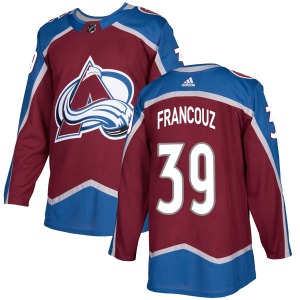 Pavel Francouz Colorado Avalanche Adidas Youth Authentic Burgundy Home Jersey