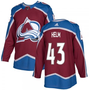 Darren Helm Colorado Avalanche Adidas Youth Authentic Burgundy Home Jersey