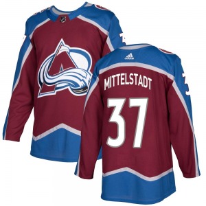 Casey Mittelstadt Colorado Avalanche Adidas Youth Authentic Burgundy Home Jersey