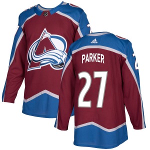 Scott Parker Colorado Avalanche Adidas Youth Authentic Burgundy Home Jersey