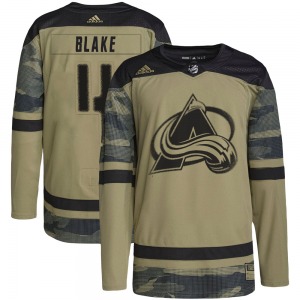 Rob Blake Colorado Avalanche Adidas Authentic Military Appreciation Practice Jersey (Camo)