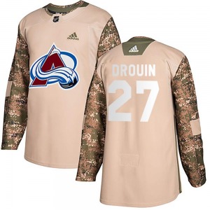 Jonathan Drouin Colorado Avalanche Adidas Youth Authentic Veterans Day Practice Jersey (Camo)